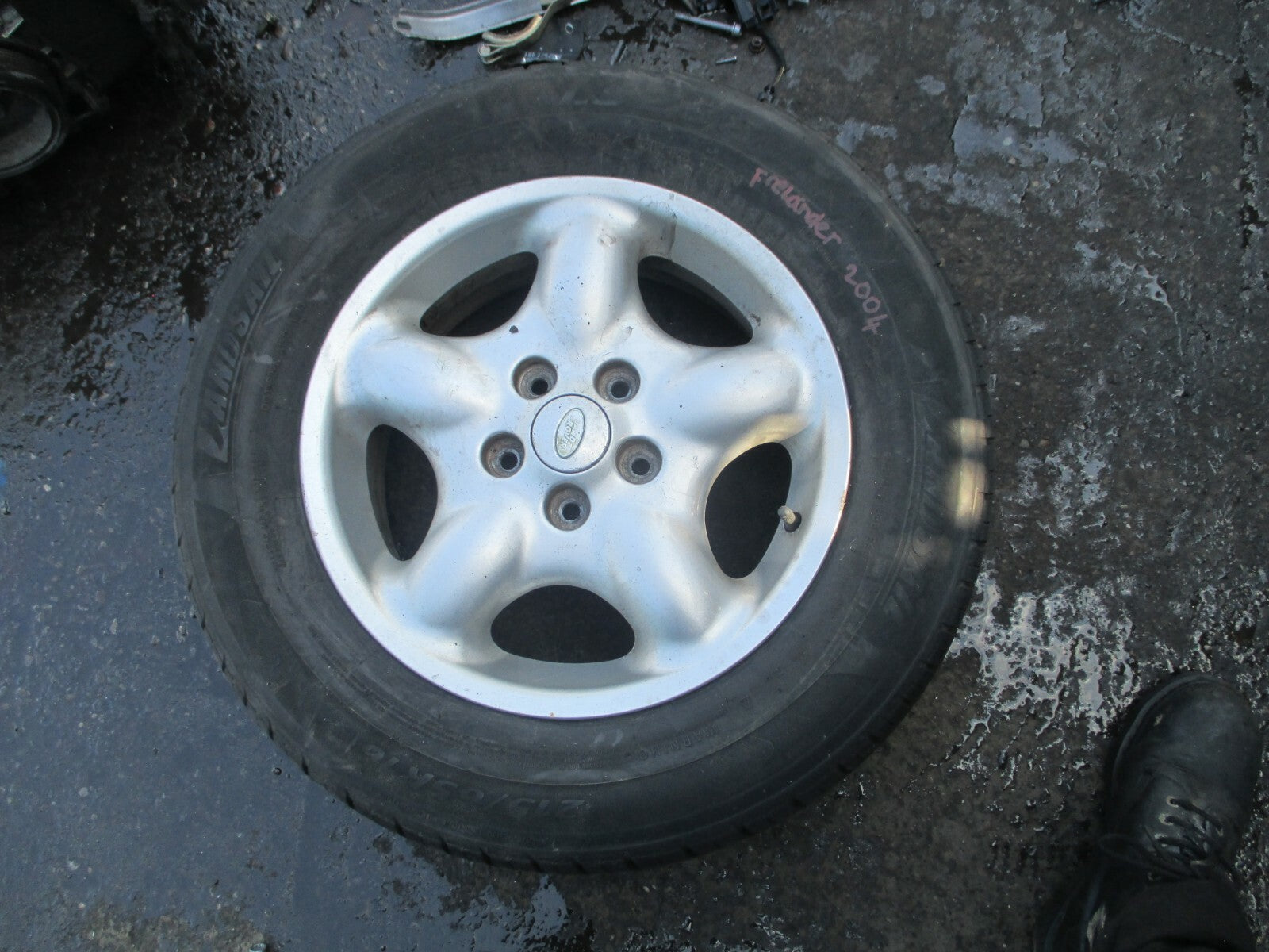 LANDROVER FREELANDER L314 MK1 2004 WHEEL AND TYRE 215 65 16
