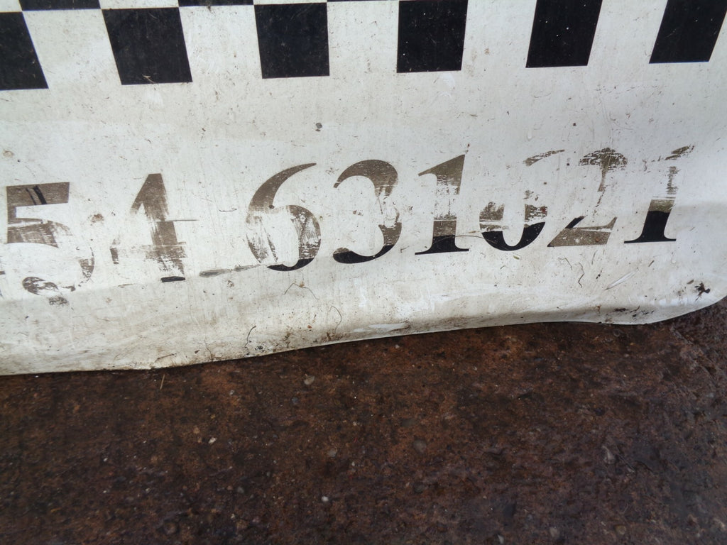 FORD FIESTA MK7 2008-2012 NS PASSENGER SIDE DOOR WHITE DAMAGED