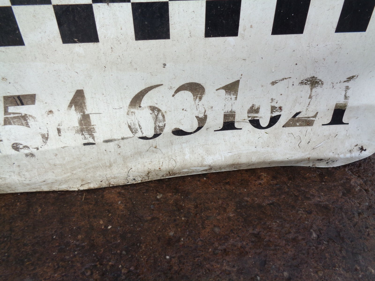 FORD FIESTA MK7 2008-2012 NS PASSENGER SIDE DOOR WHITE DAMAGED