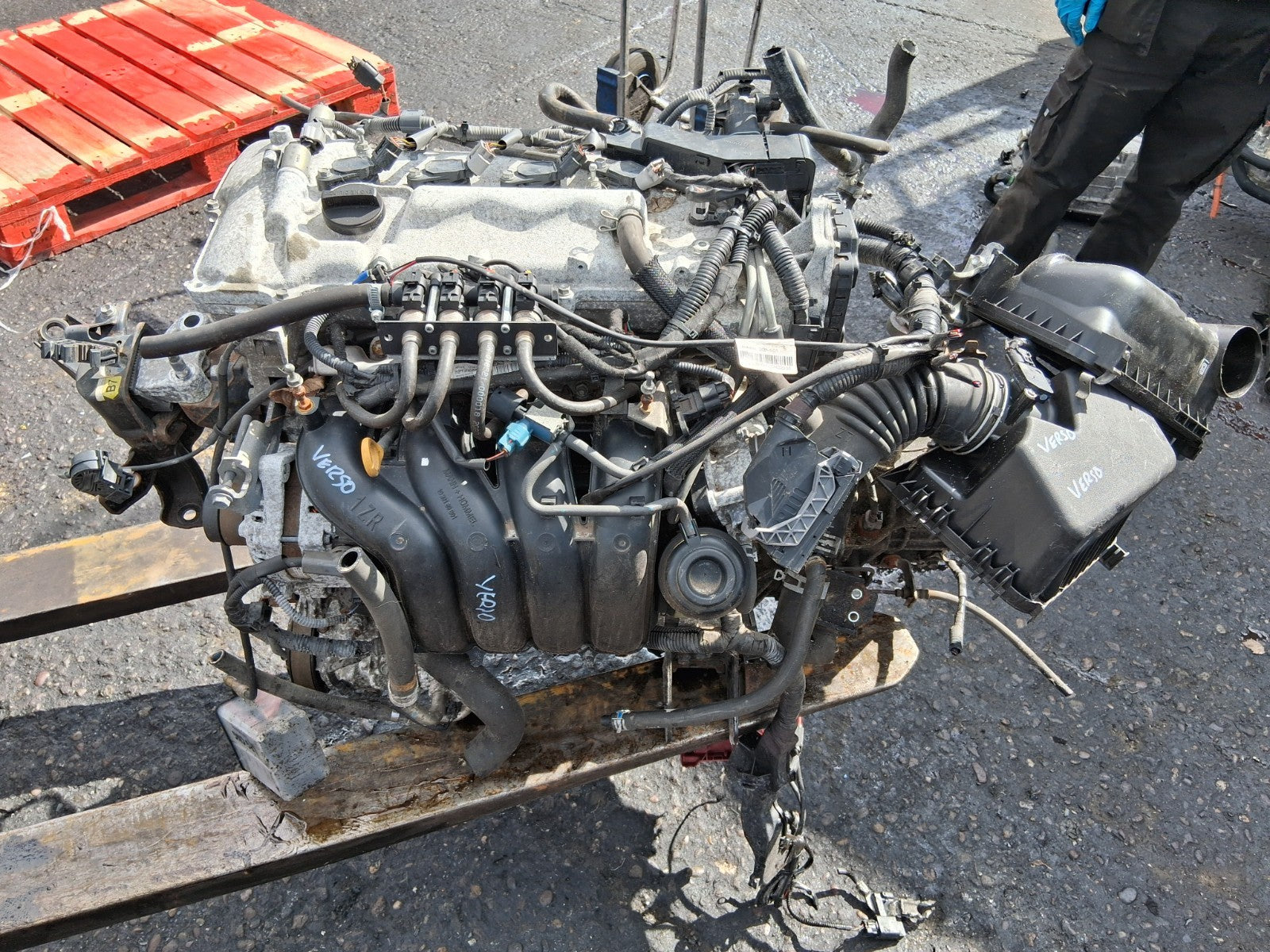 2017 TOYOTA VERSO 1.6 BI FUEL VALVEMATIC COMPLETE ENGINE 1ZR FAE 1ZR-FAE