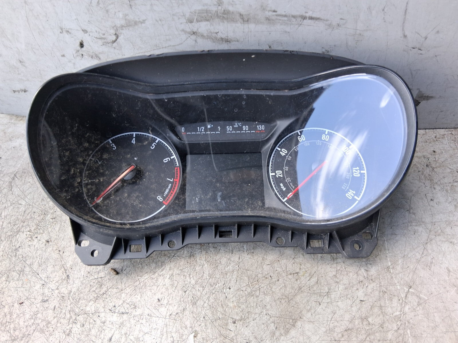 2015 VAUXHALL CORSA E SPEEDO SPEEDOMETER INSTRUMENT CLUSTER 13499776