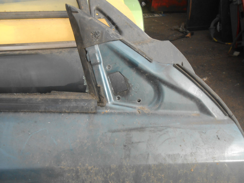 MERCEDES SL R230 2005 PRE FACELIFT OS DRIVER SIDE BARE DOOR SHELL GREEN BLUE
