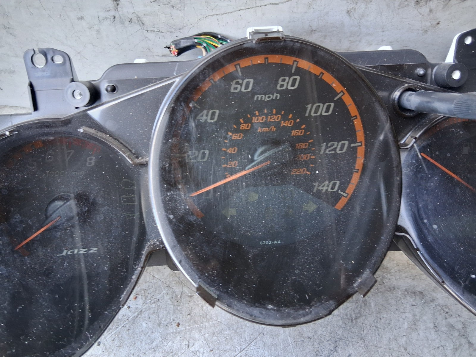 2007 HONDA JAZZ MK2 SPEEDO SPEEDOMETER INSTRUMENT CLUSTER 78100SAAD500