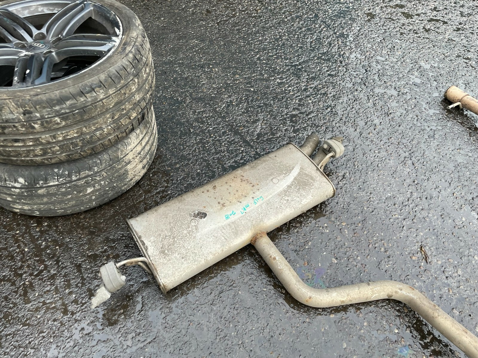 VOLKSWAGEN GOLF MK7 2018 2.0 DIESEL COMPLETE EXHAUST BACK BOX FLEXI CENTRE PIPE