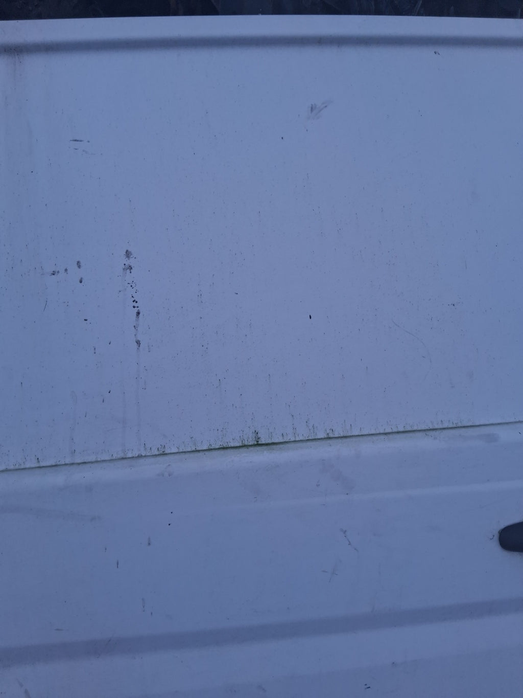 2007 MERCEDES BENZ VITO W639 OS DRIVER SIDE SLIDING COMPLETE DOOR WHITE