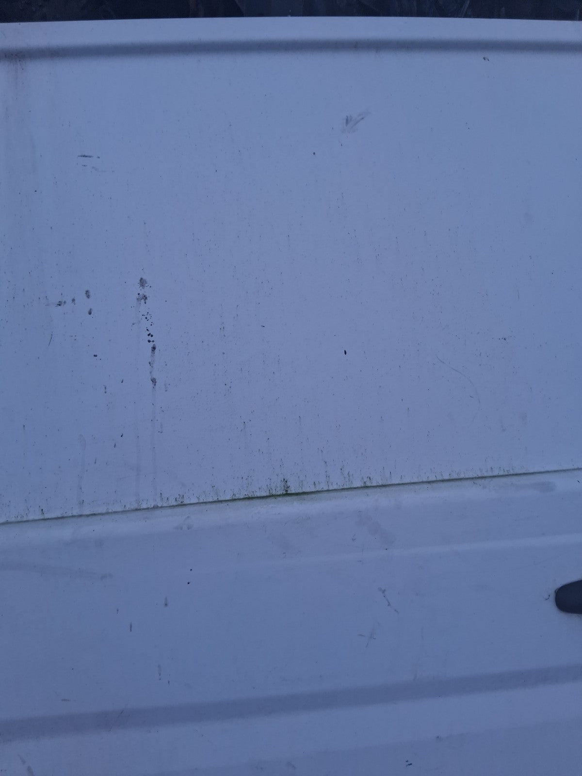 2007 MERCEDES BENZ VITO W639 OS DRIVER SIDE SLIDING COMPLETE DOOR WHITE