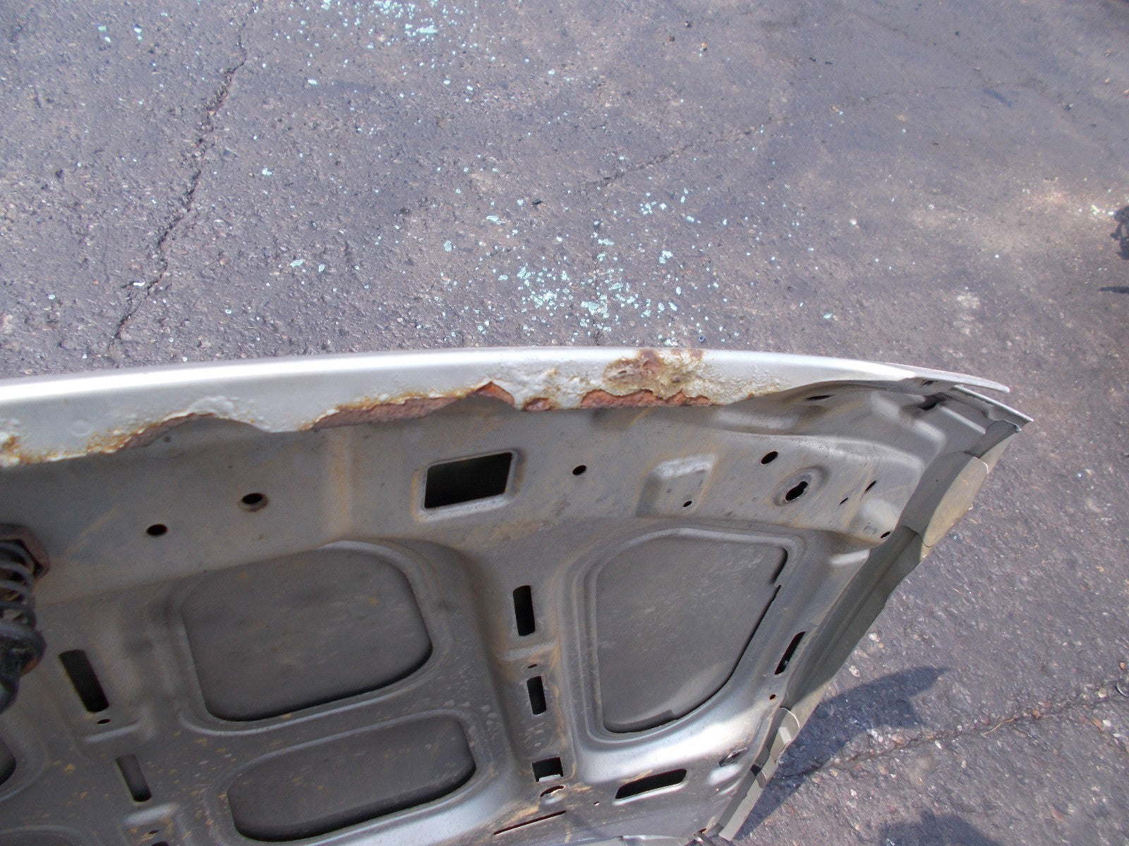 2000 VAUXHALL ZAFIRA CLUB 3DOOR BONNET COMPLETE SILVER Z147