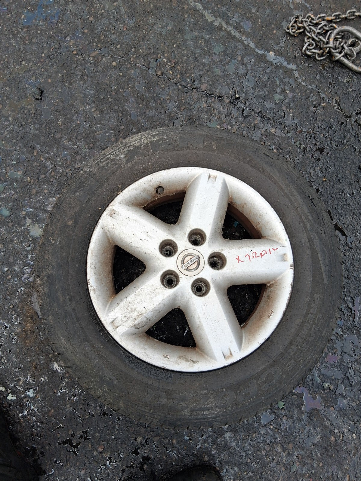 2007 NISSAN X TRAIL MK1 16 INCH ALLOY WHEEL WITH TYRE 215/65R16