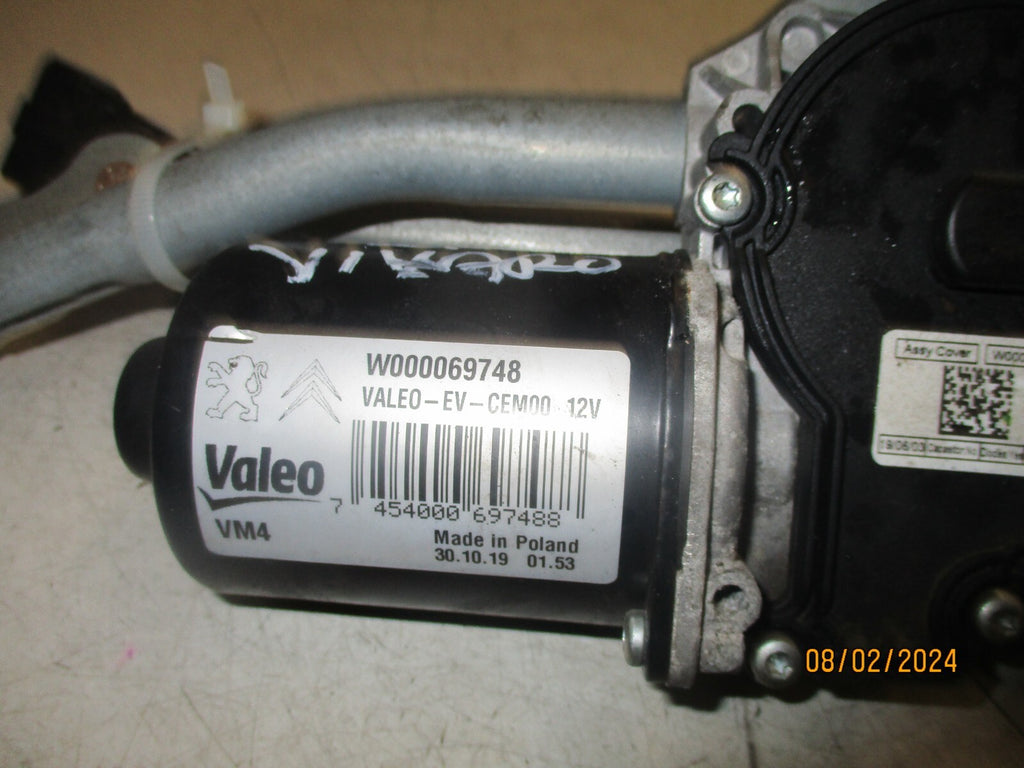 VAUXHALL VIVARO MK3 2021 FRONT WINDSCREEN WIPER MOTOR LINKAGES W000069748