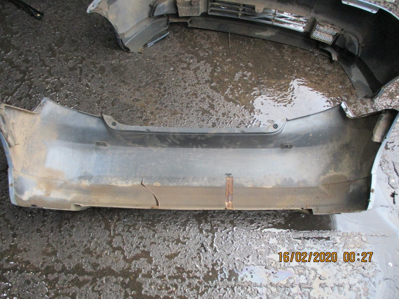 CHEVROLET KALOS 2007 REAR COMPLETE BUMPER BLUE