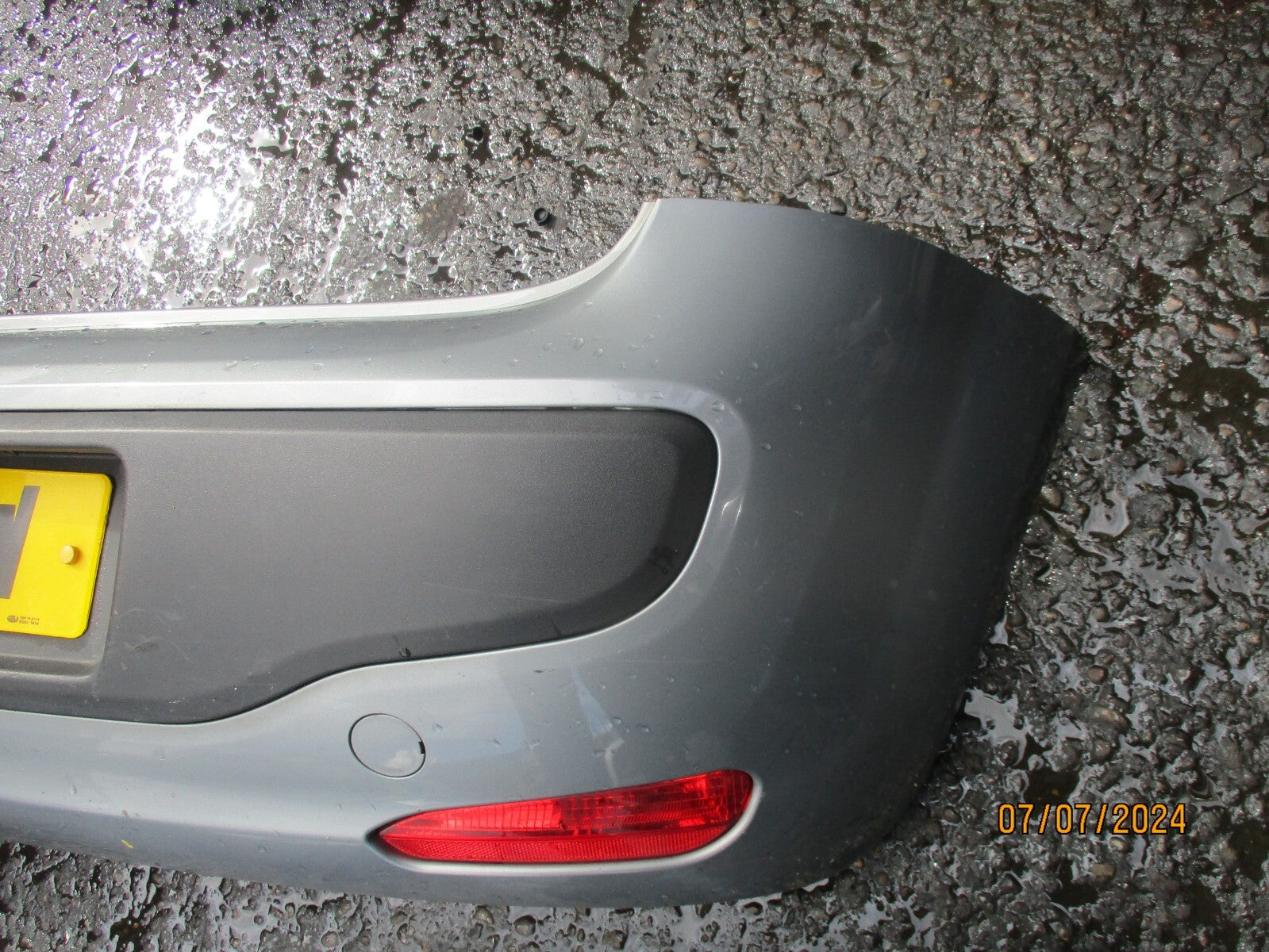 2010 FIAT GRANDE PUNTO EVO 5 DOOR HATCHBACK COMPLETE REAR BUMPER GREY 595