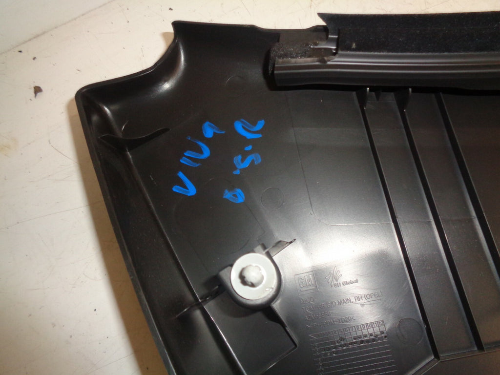 VAUXHALL VIVA 2017 OSR DRIVER SIDE REAR DOOR DOORCARD