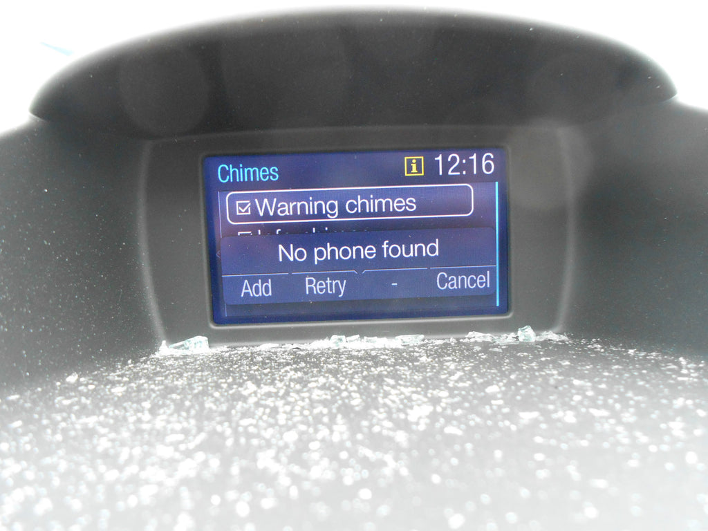 FORD FIESTA MK8 2015 IN CAR STEREO COLOR SCREEN HEAD UNIT & CONTROL PANEL BLACK