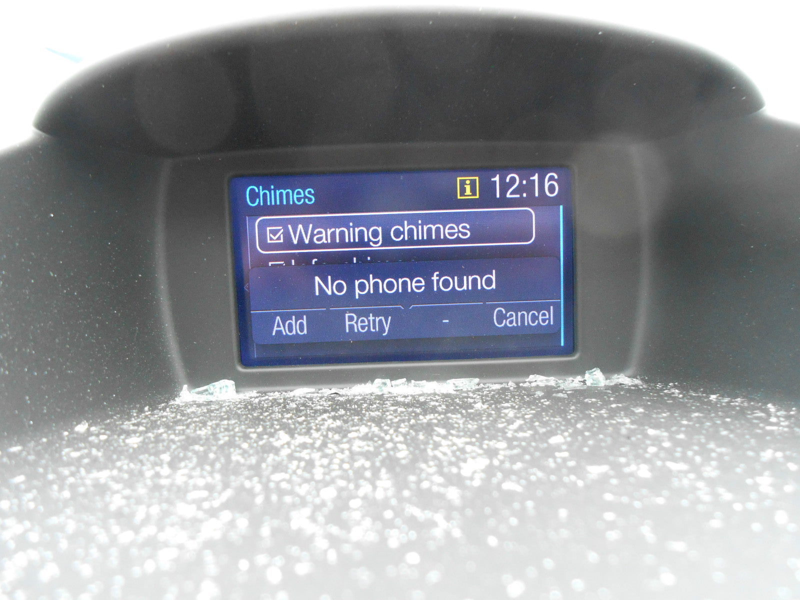 FORD FIESTA MK8 2015 IN CAR STEREO COLOR SCREEN HEAD UNIT & CONTROL PANEL BLACK