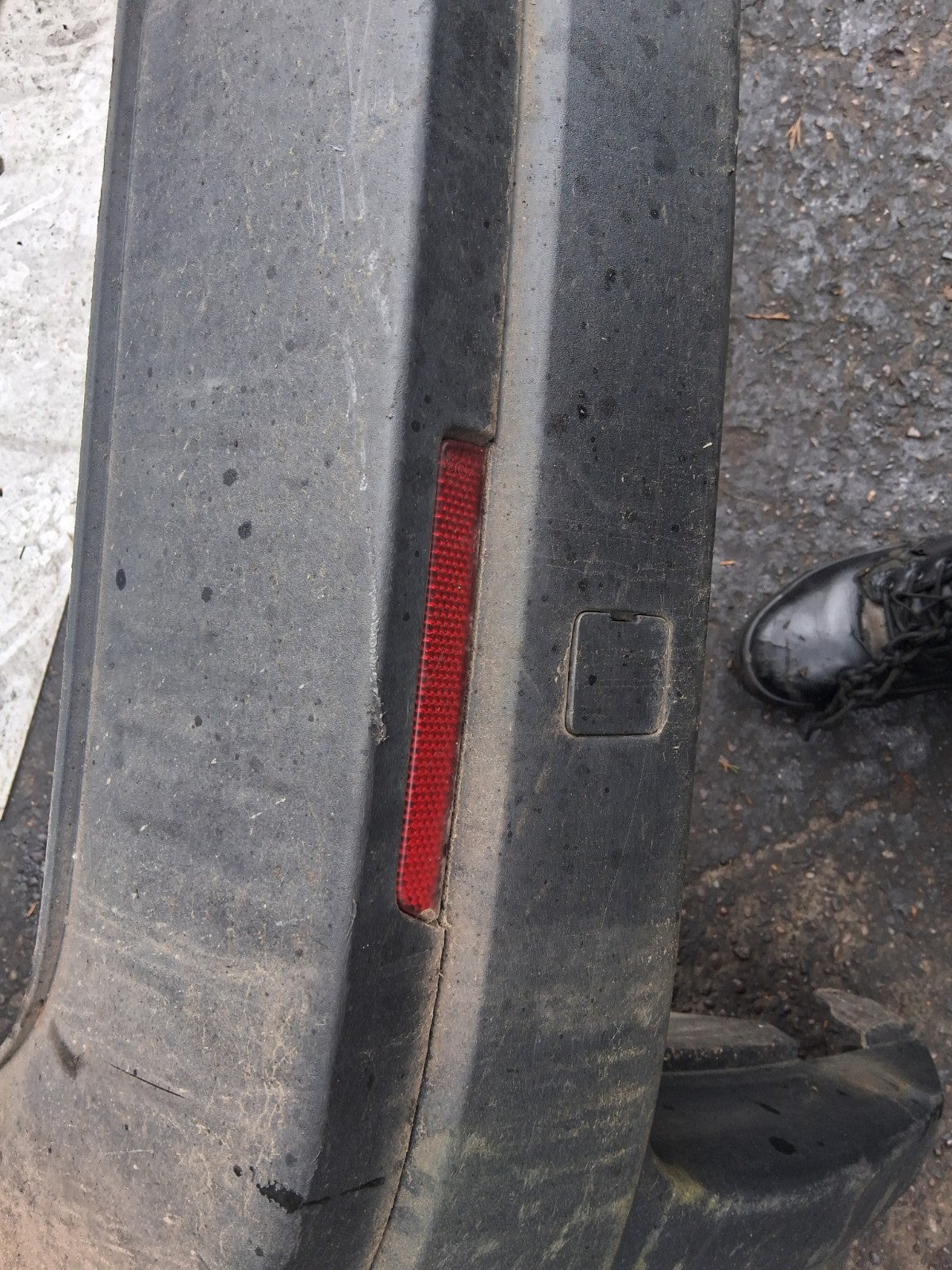 2013 FIAT DOBLO MK2 COMPLETE REAR BUMPER BLACK
