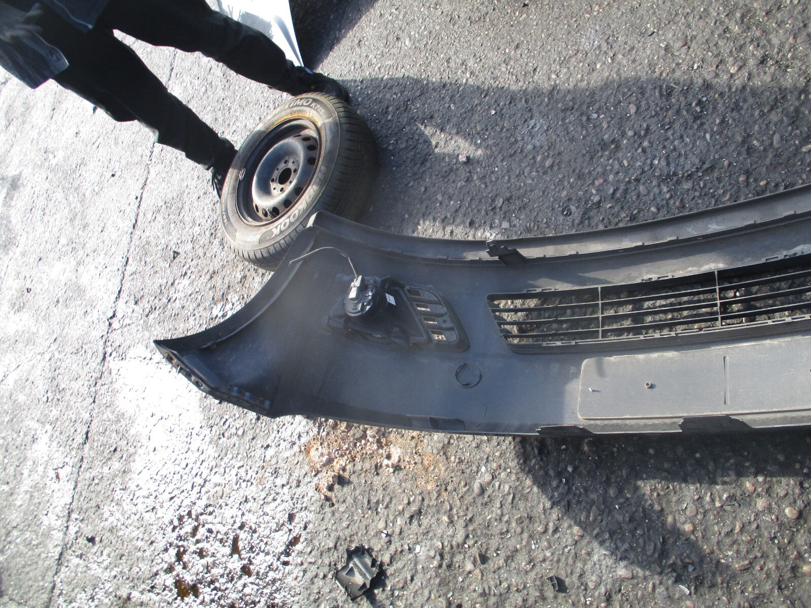 FORD FIESTA MK6 2005 FRONT COMPLETE BUMPER BLACK