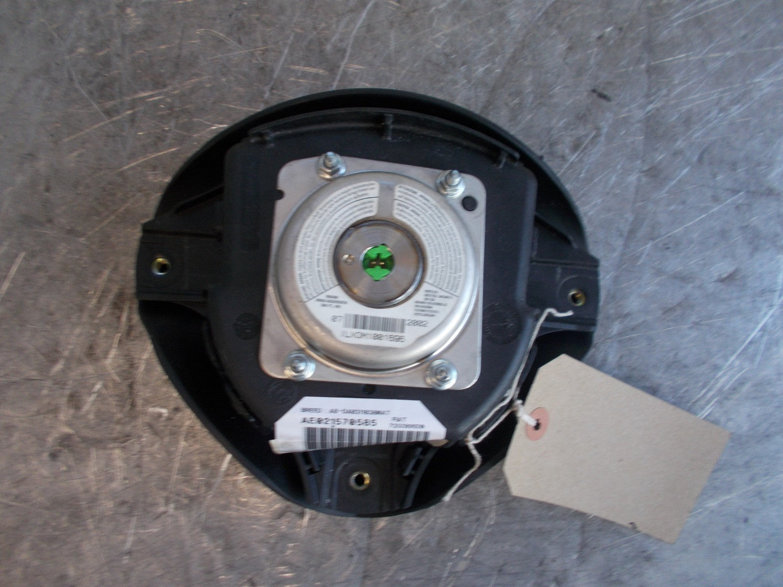 ALFA ROMEO 147 00-10 OS/ DRIVER SIDE STEERING WHEEL AIRBAG ABDAB311838NAT