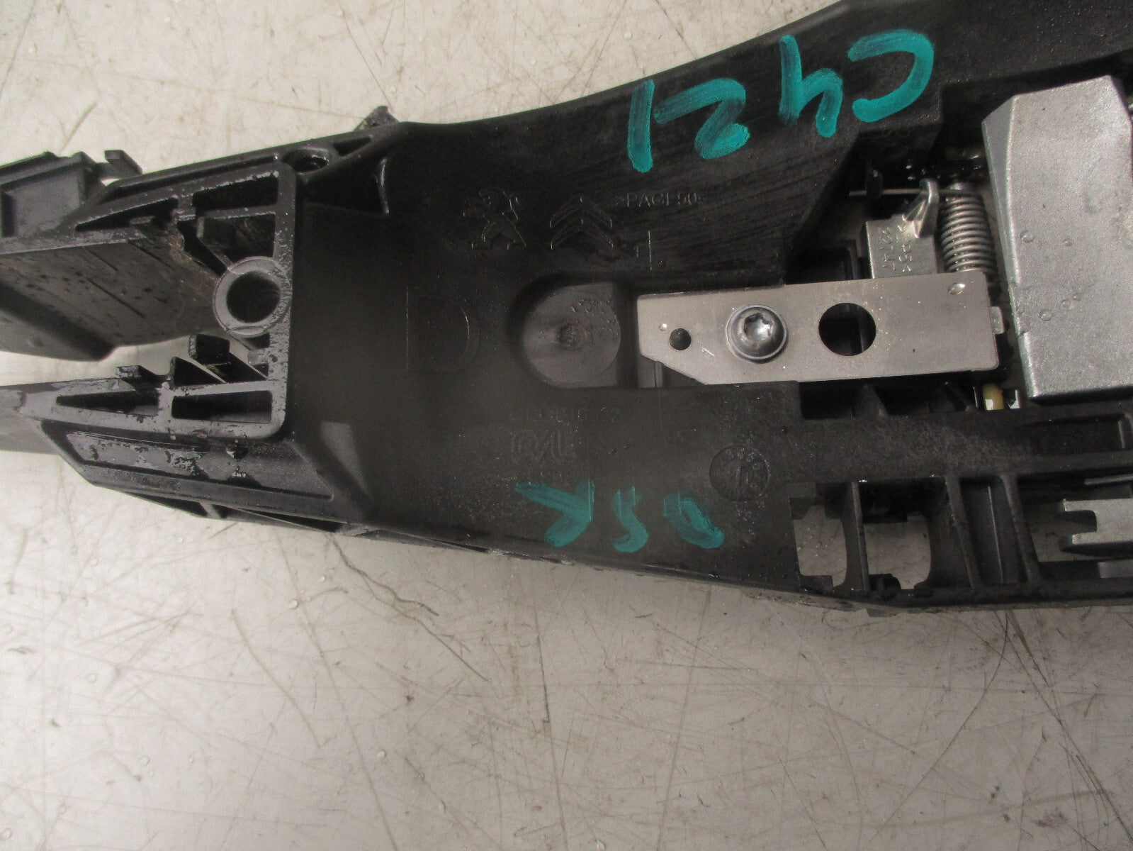 2021 CITROEN C4 MK3 OSR DRIVER SIDE RIGHT REAR DOOR LOCK  MECHANISM 9832797380
