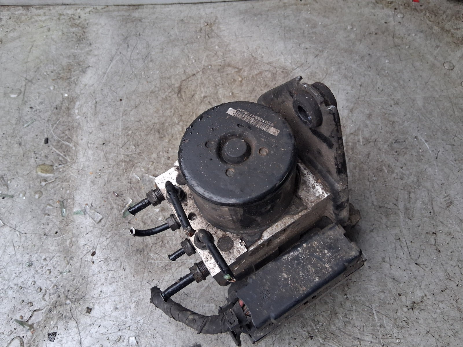 2014 VW VOLKSWAGEN CADDY 2K ABS PUMP CONTROL MODULE 1k0614517EG