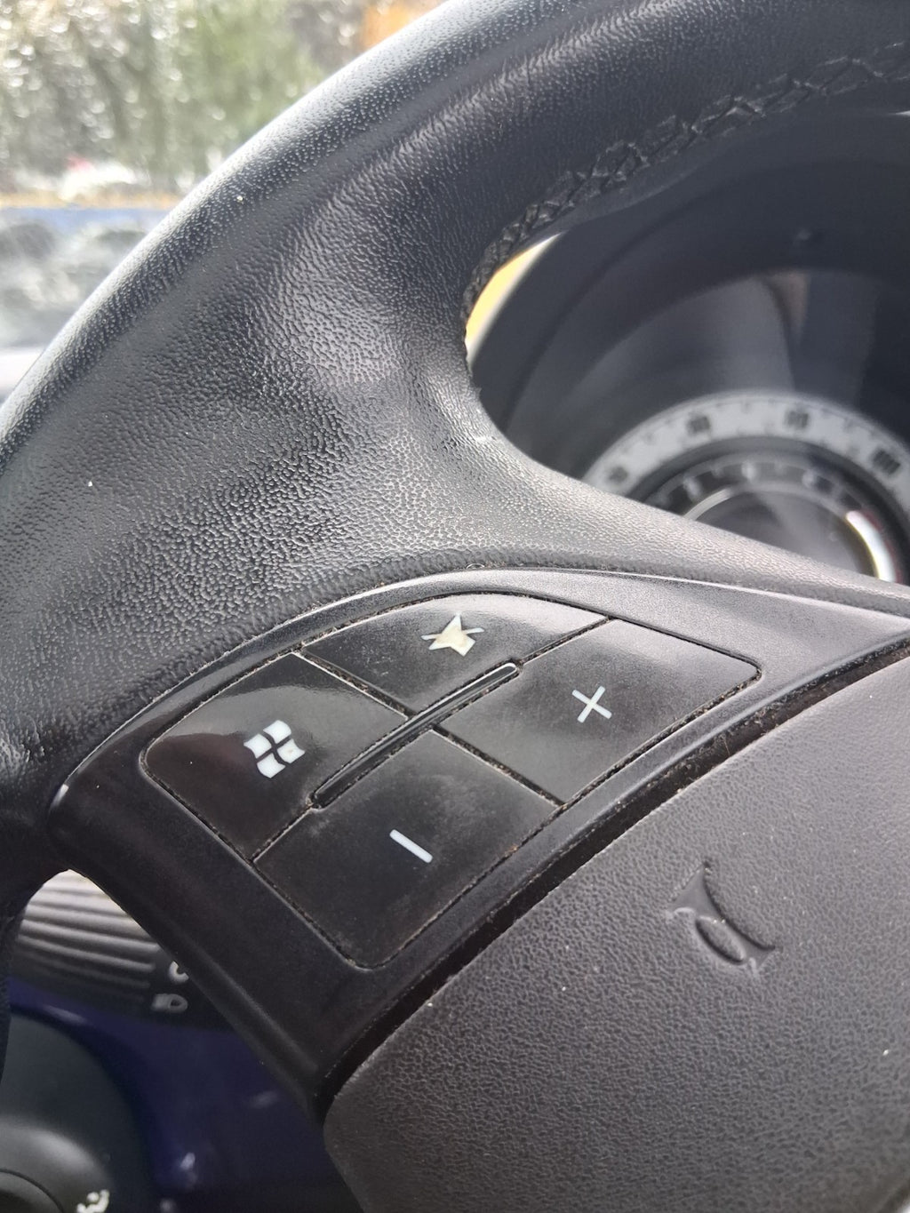 2010 FIAT 500 LOUNGE MK1 MULTIFUNCTIONAL STEERING WHEEL WITHOUT AIRBAG
