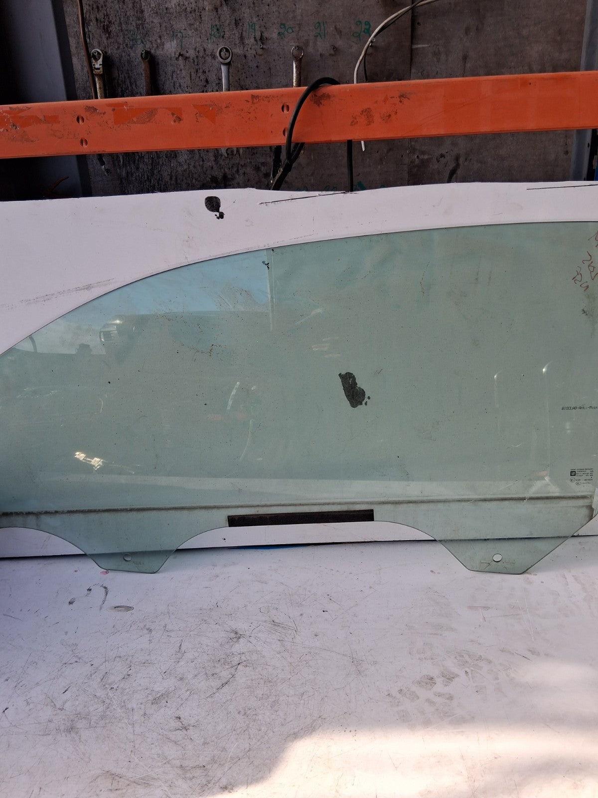 2015 VAUXHALL ADAM NSF NEAR PASSENGER FRONT LEFT SIDE WINDOW GLASS 43R001025