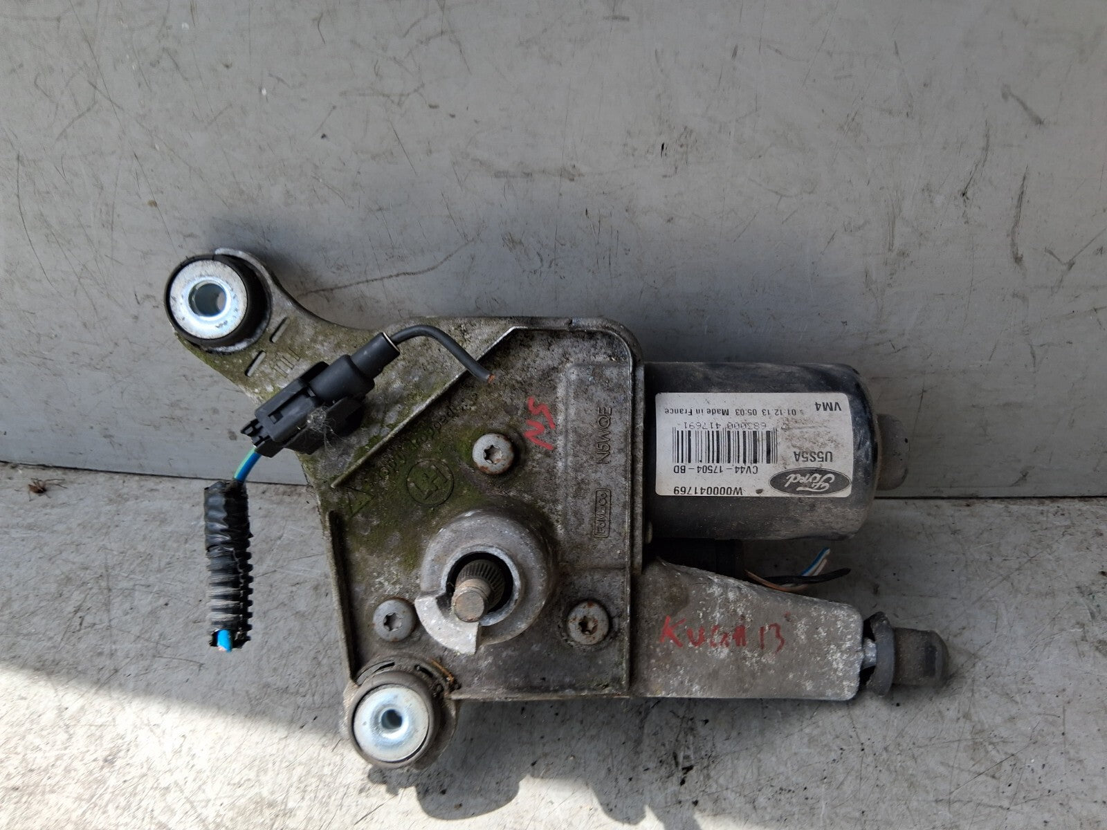 2013 FORD KUGA MK2 NS PASSENGER SIDE LEFT WINDSCREEN WIPER MOTOR CV4417504BD