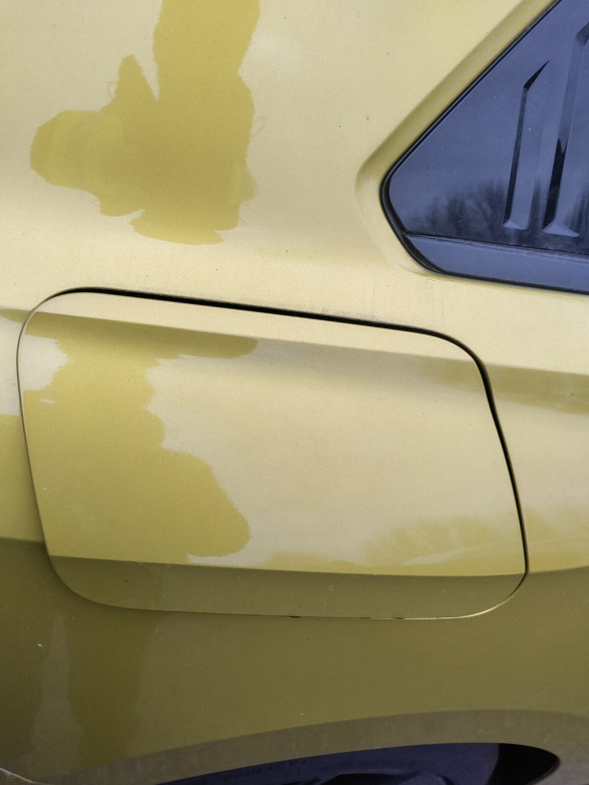 2023 VAUXHALL ASTRA L MK8 FUEL FLAP AMBER YELLOW METALLIC ERV