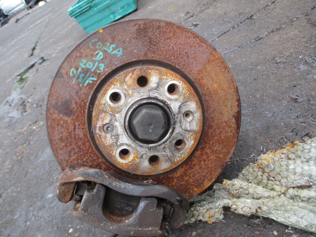 VAUXHALL CORSA D 1.4 PETROL OSF DRIVER SIDE FRONT HUB WHEEL BEARING SHAFT