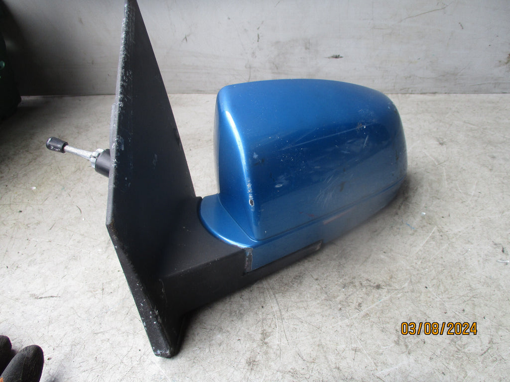 2009 PROTON SAVVY NSF PASSENGER SIDE BLUE WING MIRROR