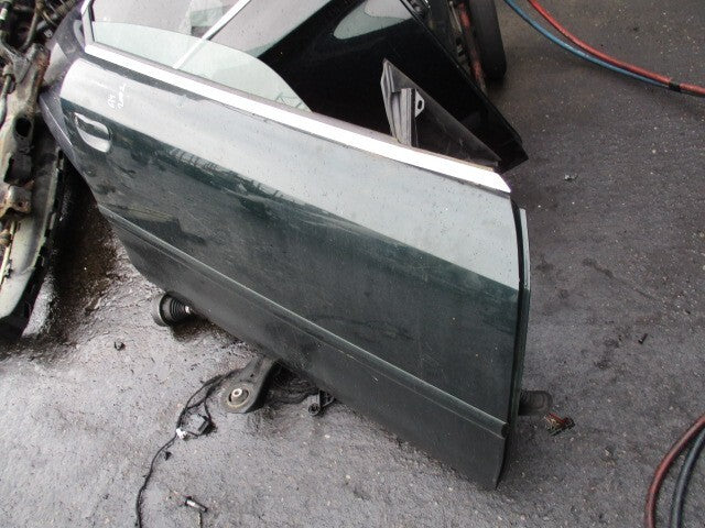 AUDI A4 B6 2004 CABRIOLET OS DRIVER SIDE COMPLETE DOOR GREEN