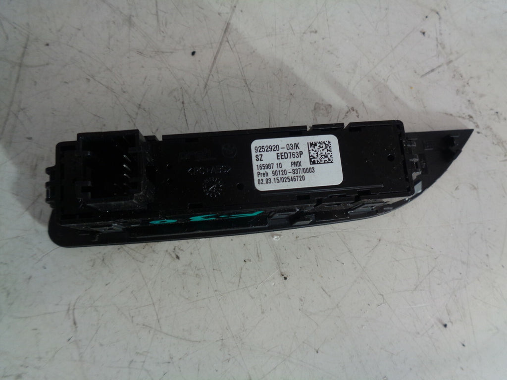 BMW 3 SERIES F30 2017 SPORT ECO PRO TRACTION SWITCH 9252920