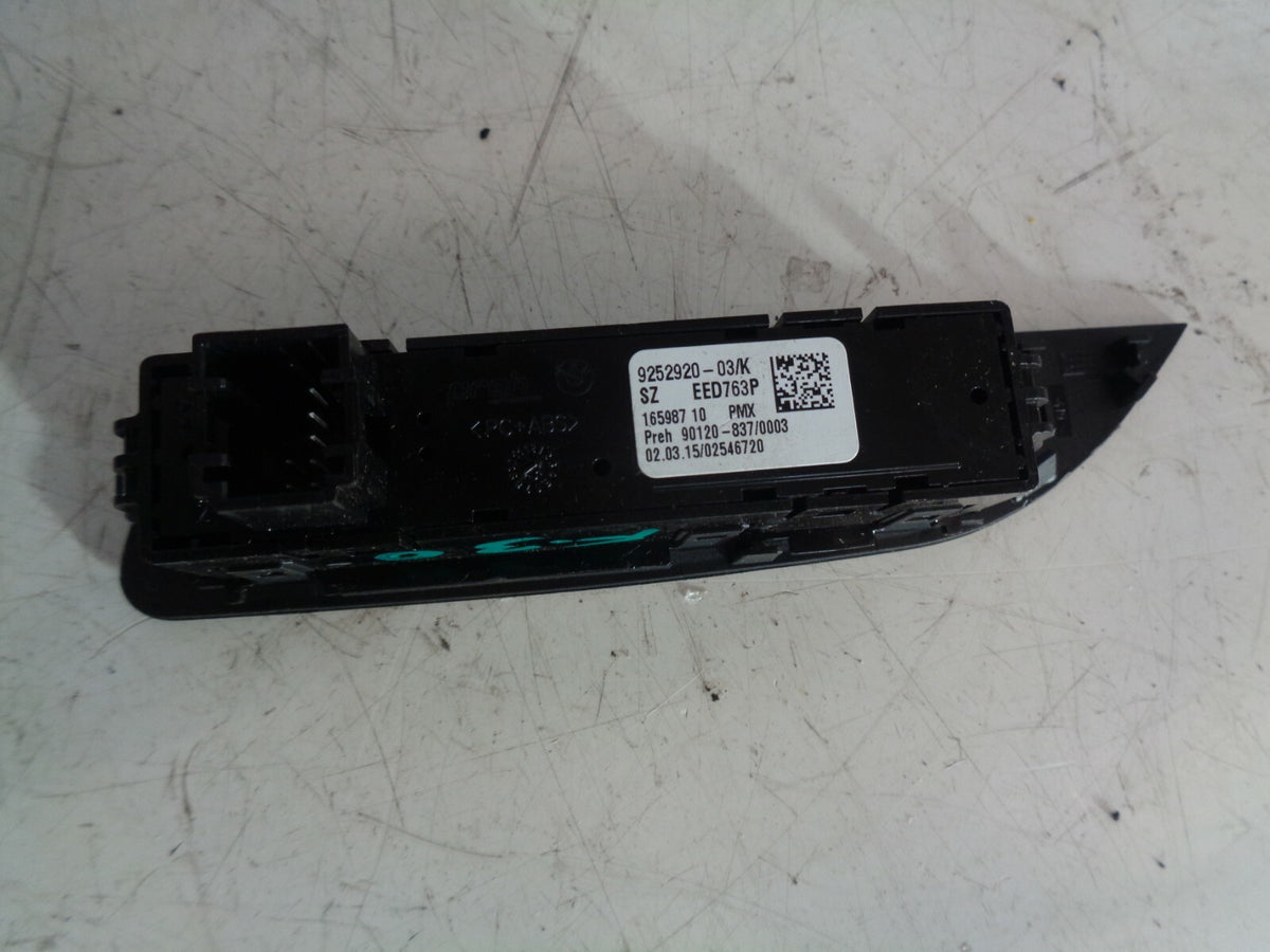 BMW 3 SERIES F30 2017 SPORT ECO PRO TRACTION SWITCH 9252920