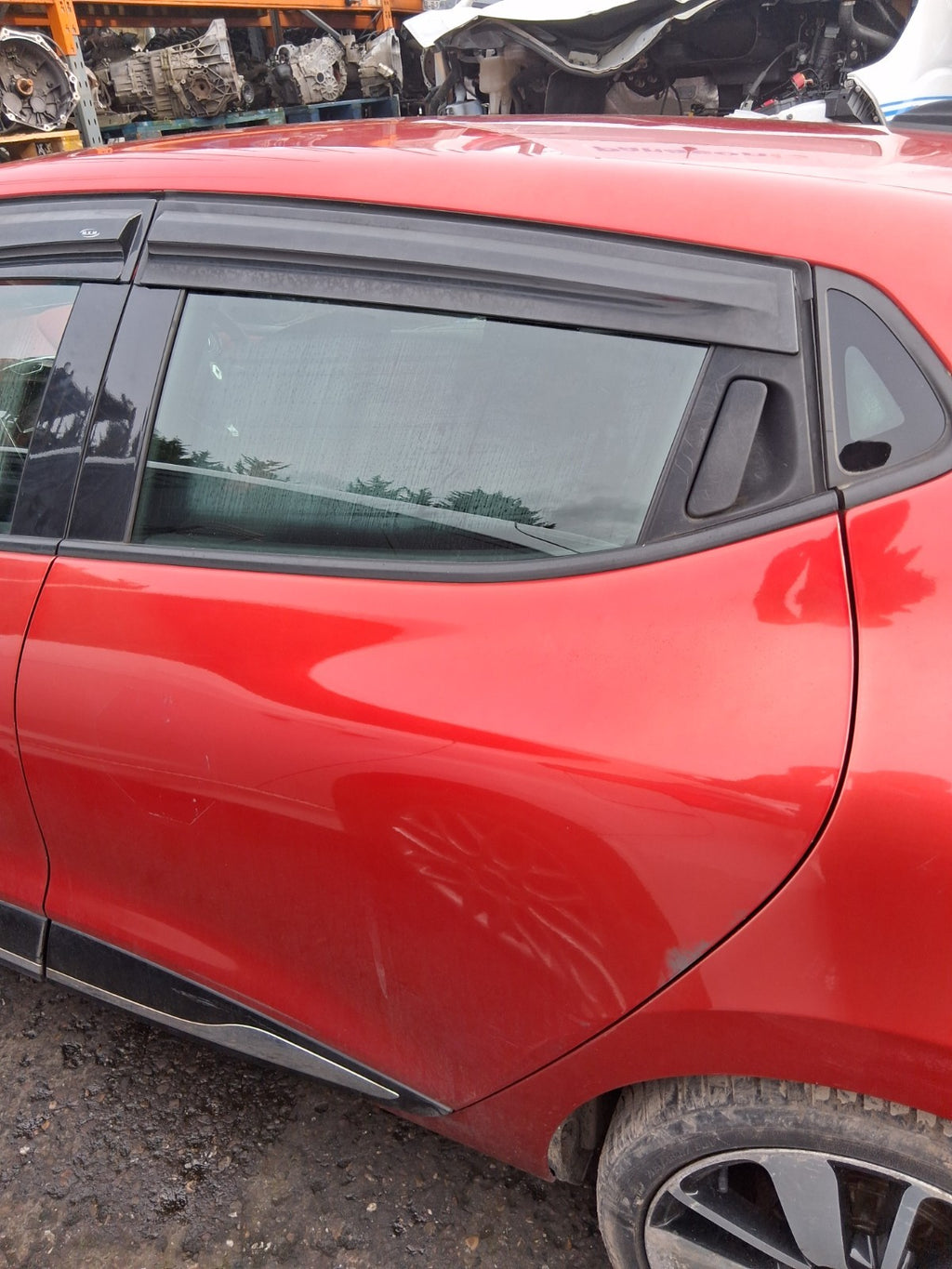 2013 RENAULT CLIO X98 MK4 NSR PASSENGER SIDE REAR LEFT EXTERIOR DOOR HANDLE