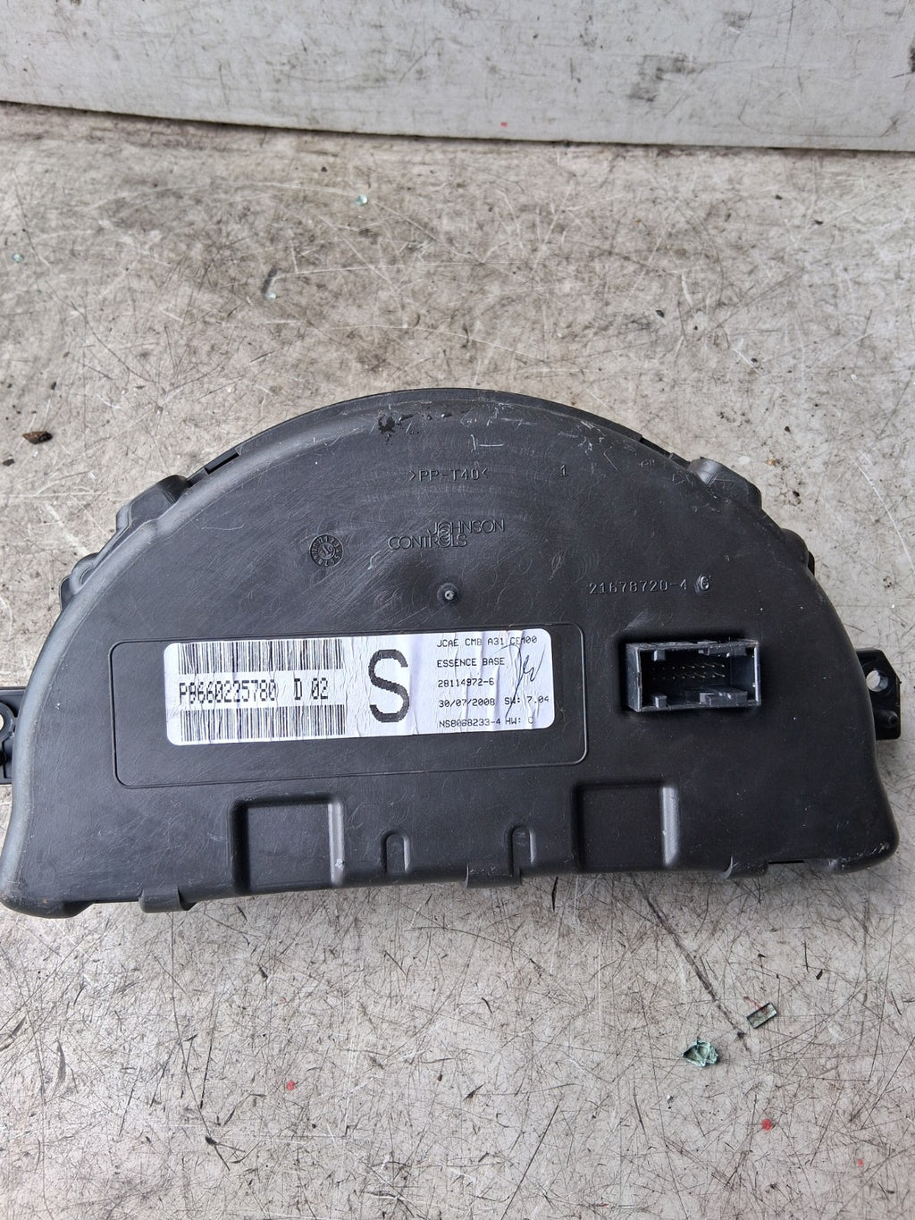 2008 CITROEN C2 SPEEDOMETER  INSTRUMENT CLUSTER P9660225780