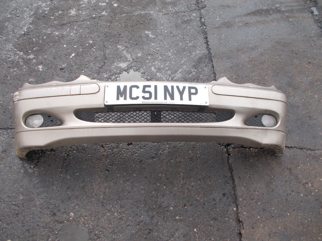MERCEDES C CLASS C270 2001 FRONT BUMPER GOLD