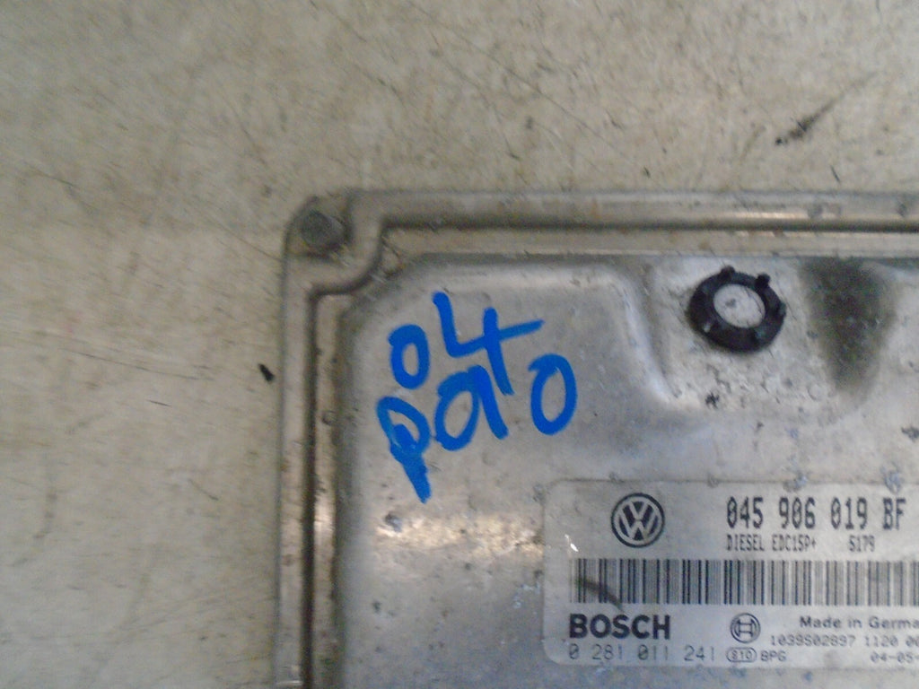 VOLKSWAGEN POLO 2004 MK4 ENGINE CONTROL MODULE ECU 045906019BF