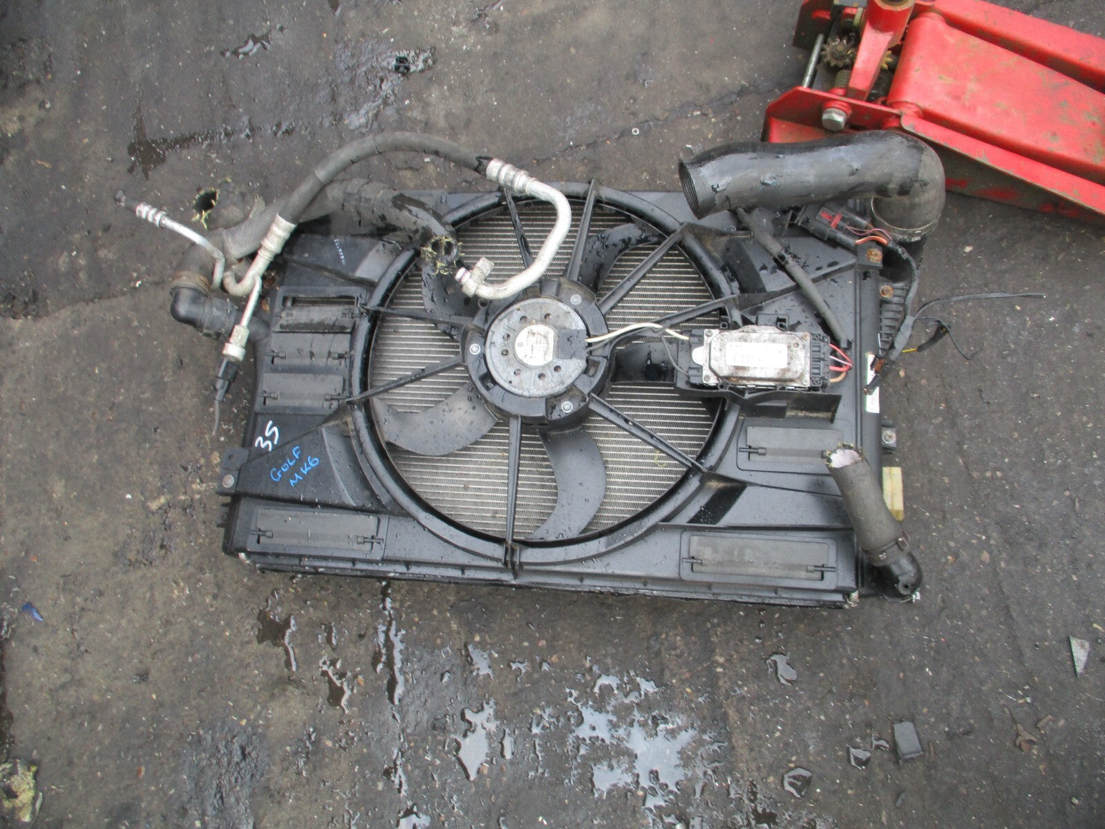 VW VOLKSWAGEN GOLF MK6 2012 1.6 TDI COMPLETE RADIATOR RAD PACK 1K0121251DD RP 35