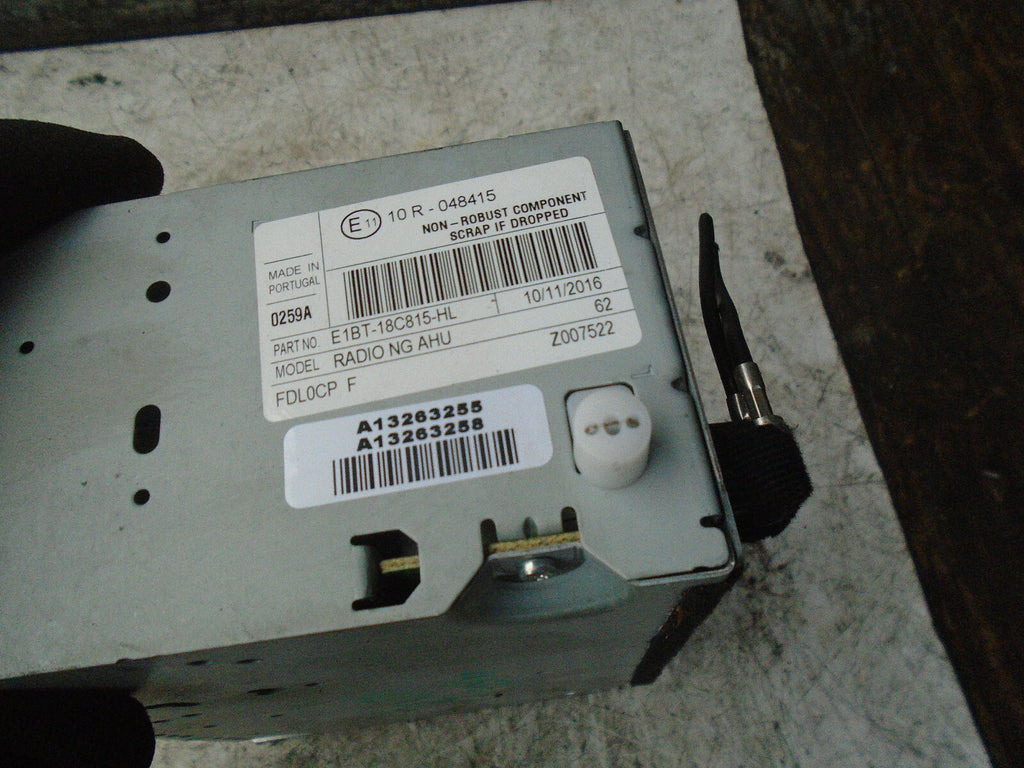 FORD FIESTA MK7 2016 RADIO CD PLAYER HEAD UNIT E1BT18C815HL