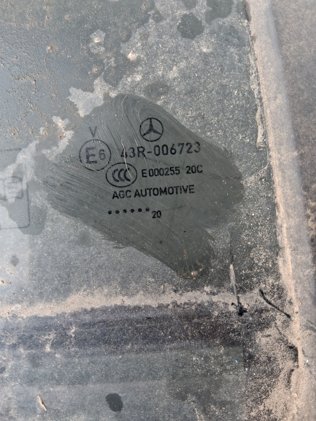 2021 MERCEDES A CLASS OSR REAR RIGHT DRIVER OFF SIDE QUATER WINDOW A1777300400