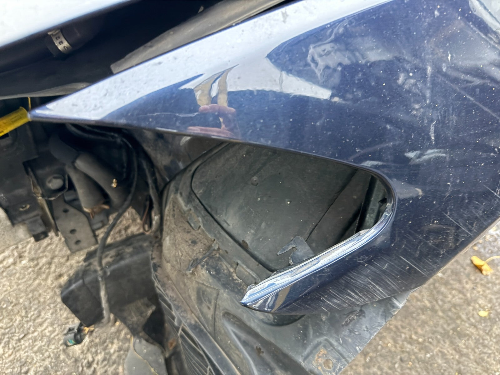 2012 BMW 5 SERIES F10 NSF PASSENGER SIDE FRONT WING PANEL IMPERIAL BLUE A89