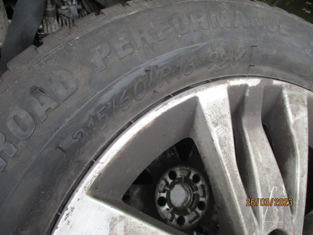 FORD S MAX 2010 16 INCH SINGLE ALLOY WHEEL WITH TYRE 215/60R16