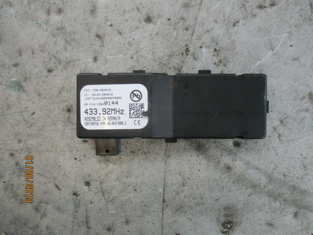 VAUXHALL ASTRA J CENTRAL REMOTE LOCKING RECEIVER MODULE UNIT 13500144