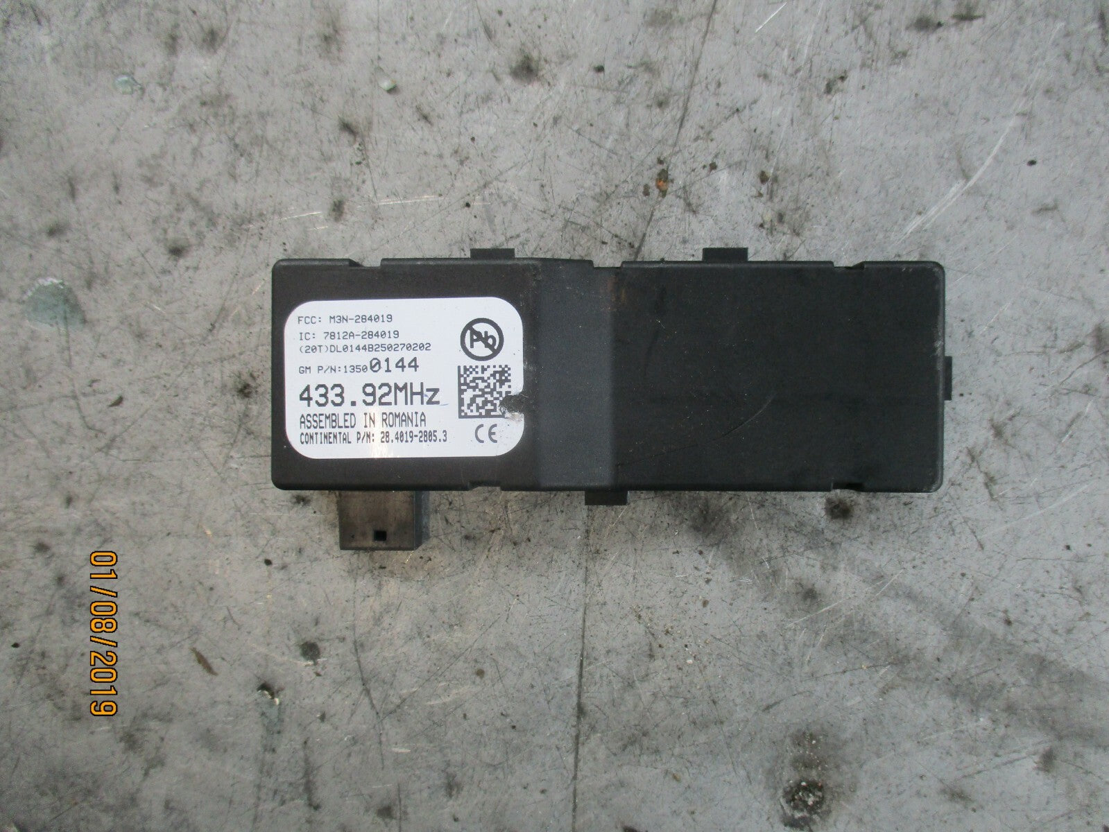 VAUXHALL ASTRA J CENTRAL REMOTE LOCKING RECEIVER MODULE UNIT 13500144