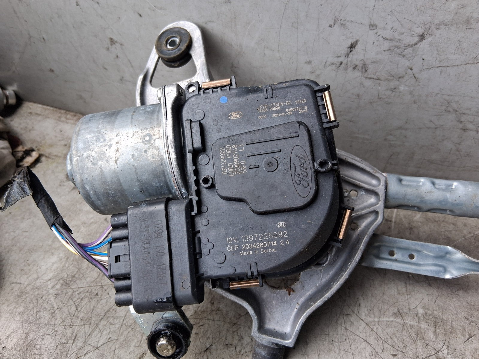 2021 FORD FOCUS MK4 FRONT WINDSCREEN WIPER MOTOR & LINKAGE JX7B17500