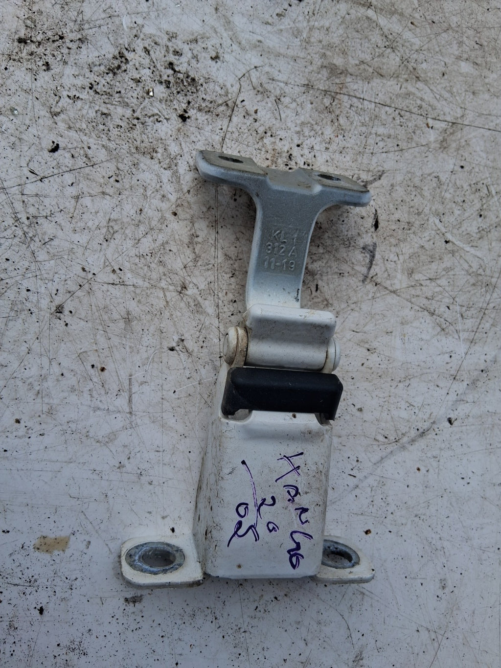 2020 RENAULT KANGOO MK2 OSR DRIVER SIDE REAR DOOR HINGE KL1312A1119