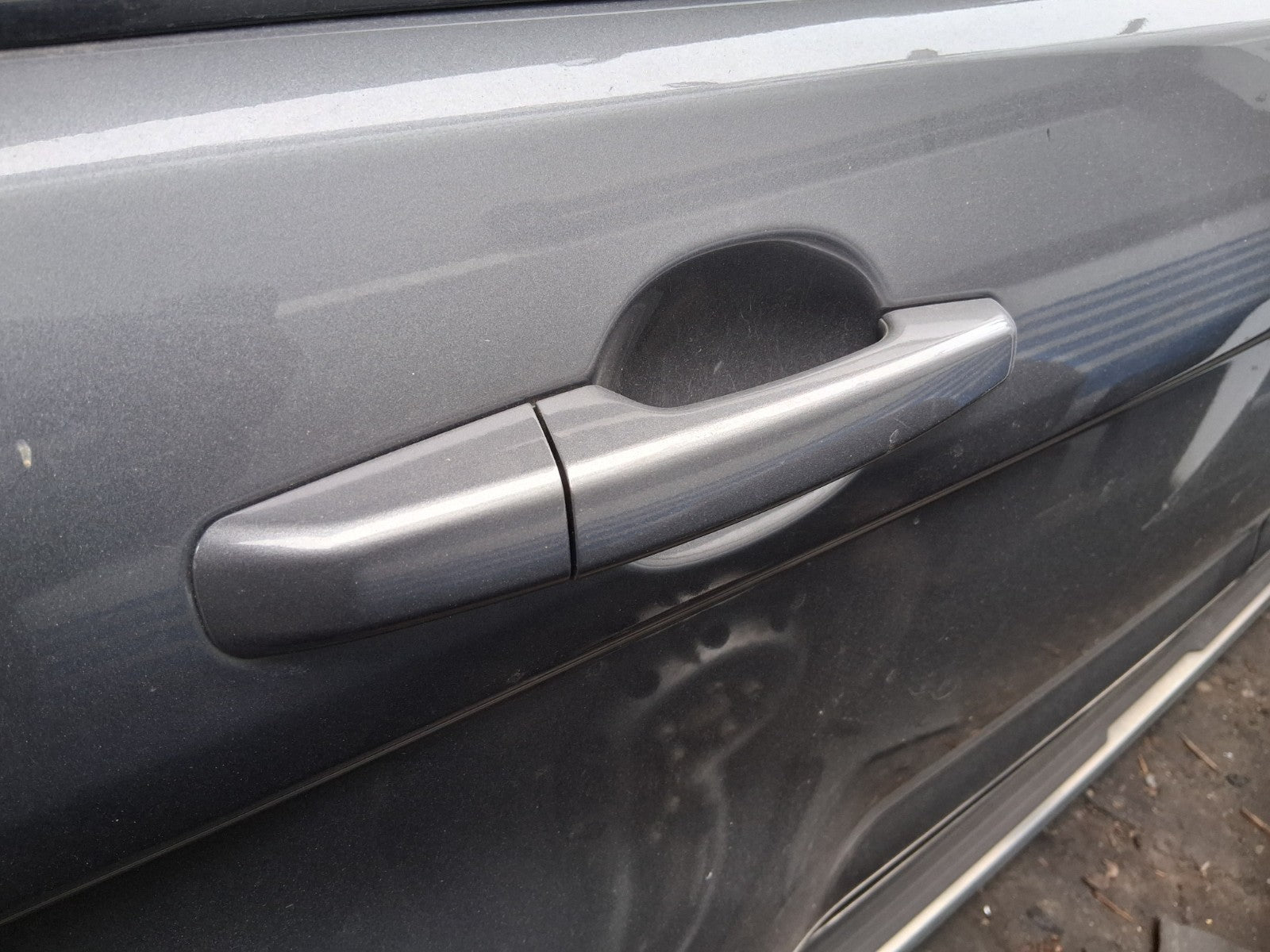 2016 RANGE ROVER EVOQUE L538 DRIVER SIDE REAR EXTERIOR DOOR HANDLE GREY LRC 863