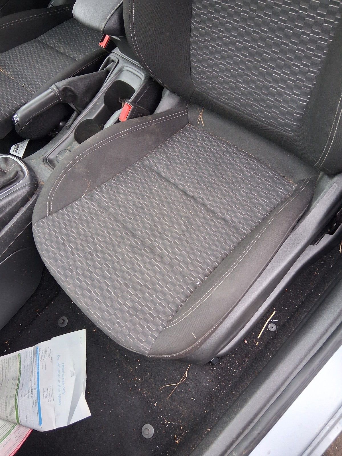2019 VAUXHALL ASTRA K NSF PASSENGER SIDE FRONT LEFT COMPLETE FABRIC SEAT