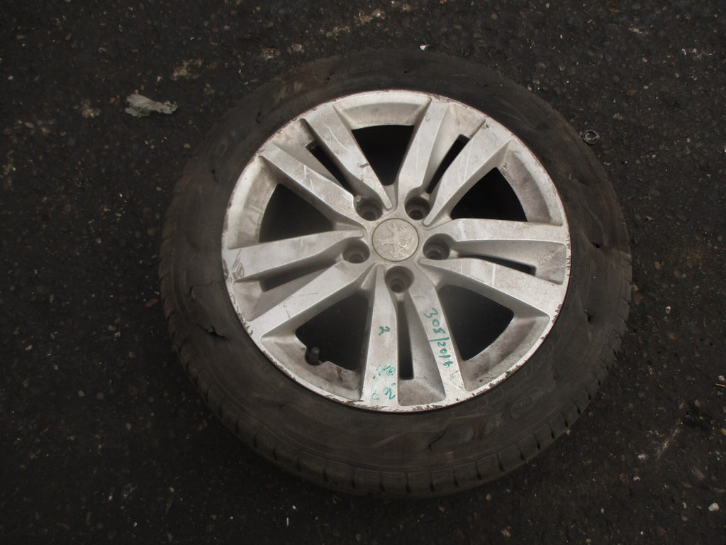 2014 PEUGEOT 308 MK2 16 INCH ALLOY WHEEL 205/55R16 REF 2