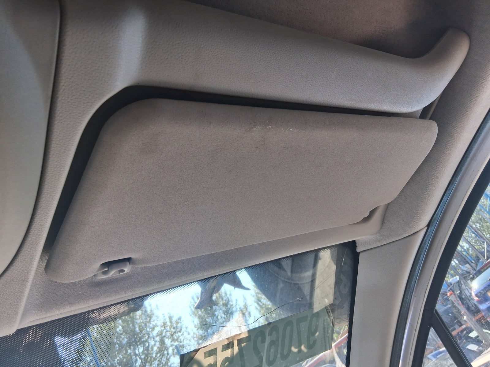 2015 PEUGEOT PARTNER MK2 OSF DRIVER SIDE FRONT SUN VISOR SHADE