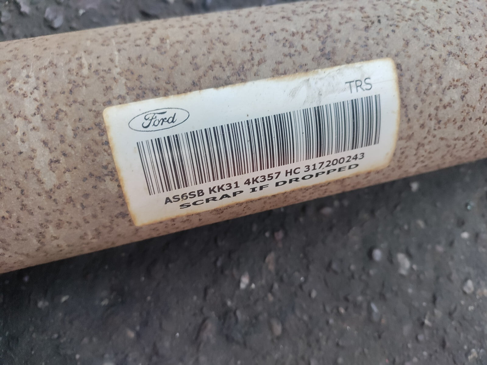 2021 FORD TRANSIT 350 MK8 RWD 2.0 D PROP SHAFT KK314K357HC